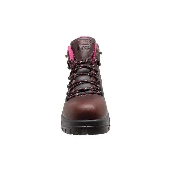 New AdTec Women's 6" Waterproof Composite Toe Leather Boot Brown
