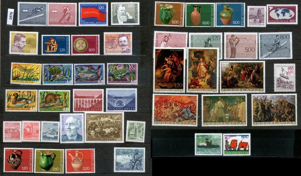 YUGOSLAVIA 1976 - COMPLETE MNH
