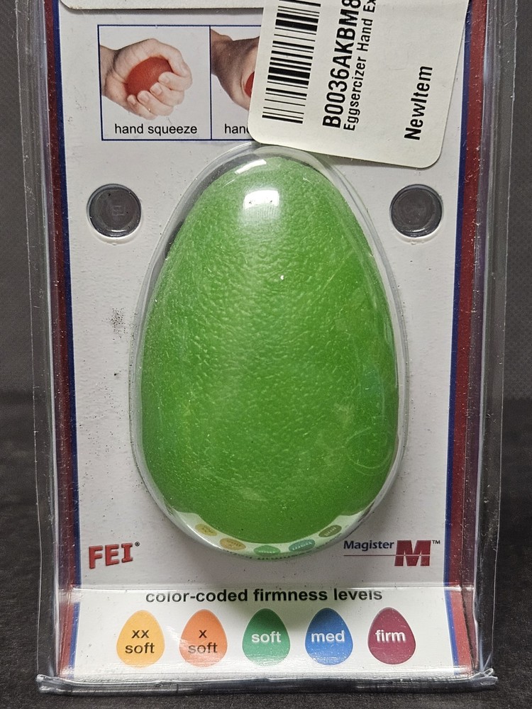 Eggsercizer Hand Exerciser Green Soft Firmness Level