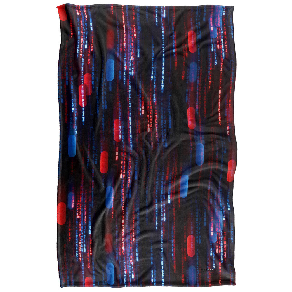 The Matrix (2021) Pill Code Silky Touch Super Soft Throw Blanket