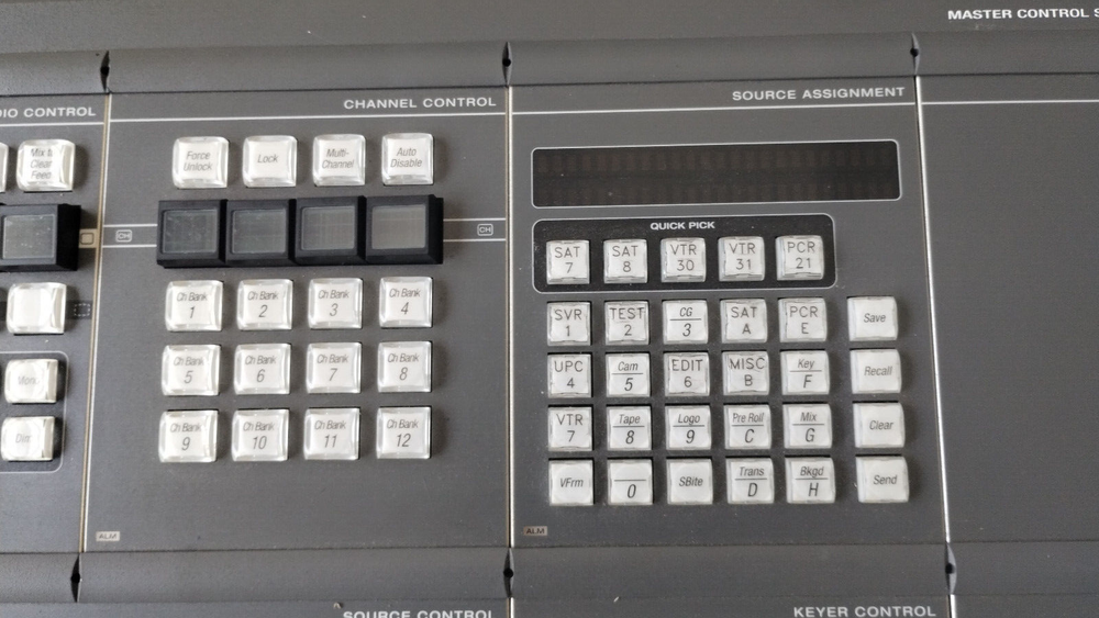 Grass Valley Group MAESTRO Video Production Center Master Control System Panel