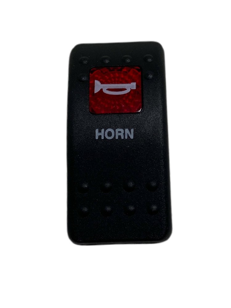 Carling Red  Lighted "Horn " Rocker Switch Cover