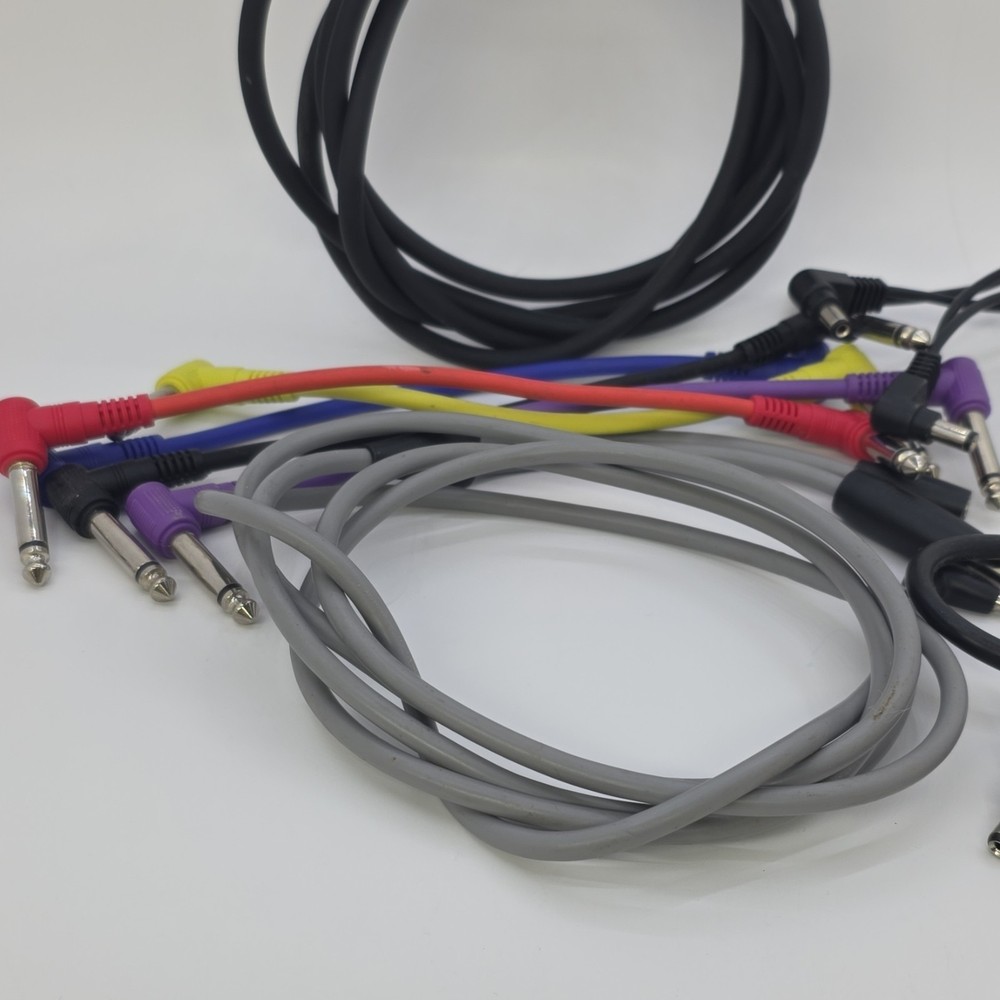 Guitar Effects Pedal Patch Cables and Power Cables Assorted Set