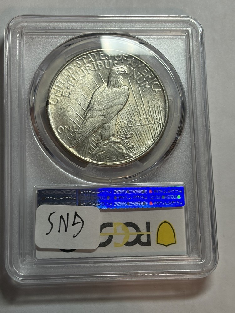 1935 Peace Silver Dollar PCGS MS63 Better Date Nice Strike