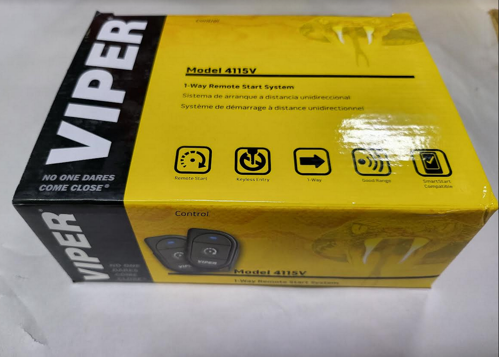 Viper 4115V / 1-Way 1-Button Remote Start System 1/4 Mile Range