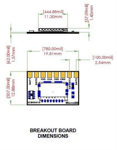 Micro SD Breakout Board