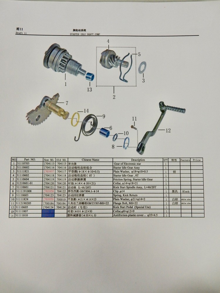 STARTER BENDIX BUSHING GOES BETWEEN BENDIX & BELT COVER 50cc QMB139 *2 PACK*