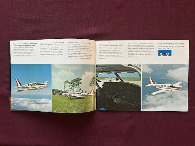 Piper Twin Commanche C/R brochure