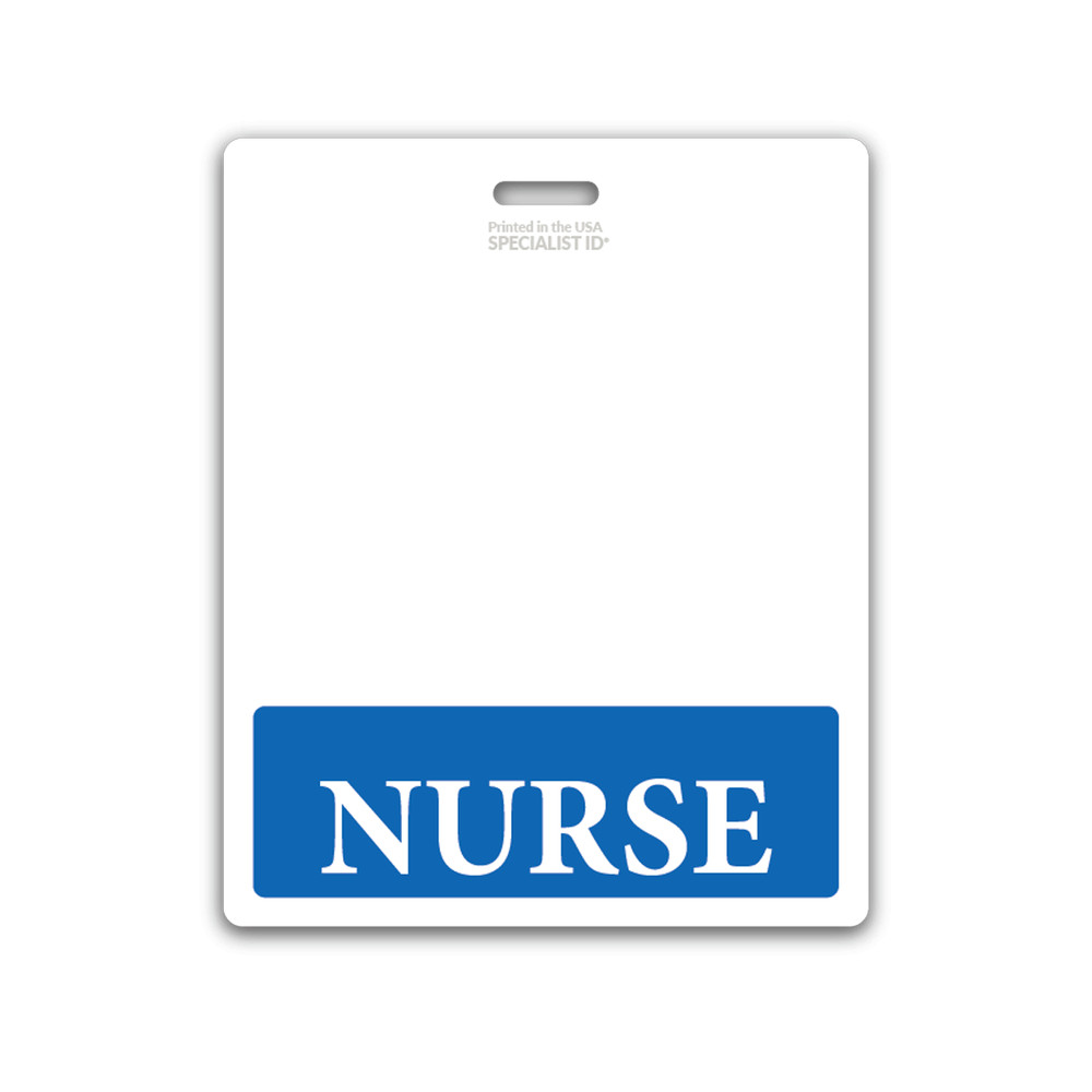 5 Pack - Nurse Badge Buddy Oversized Horizontal Extra Long ID Backer for Nurses