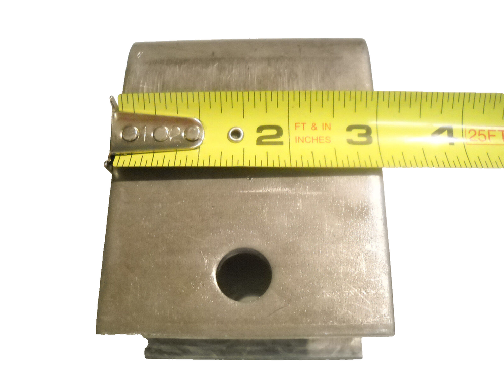 Steel Hanger 1.91" Wide 3.875" Height 3" Long Trailer Leaf Spring Axle Weld-On