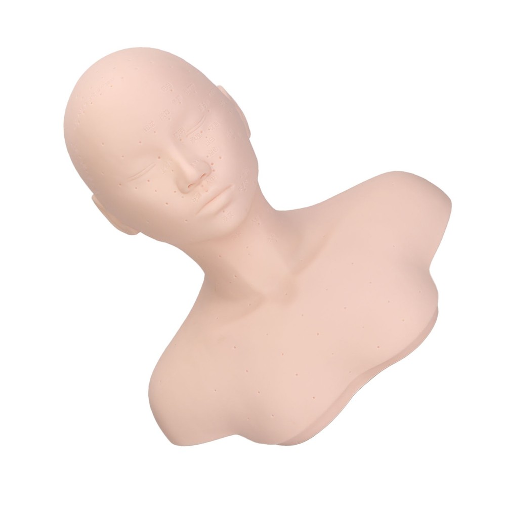 Versatile Soft Comfortable Practice Training Mannequin Head For Beauty Care