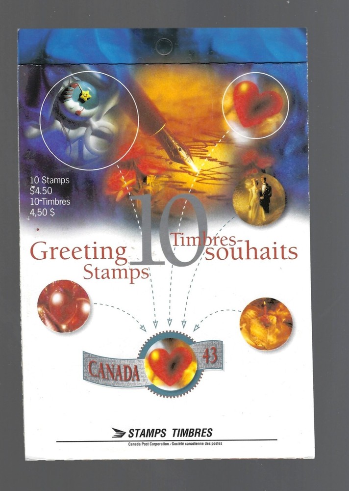 Canada 1994 Greetings Booklet  #BK166 MNH