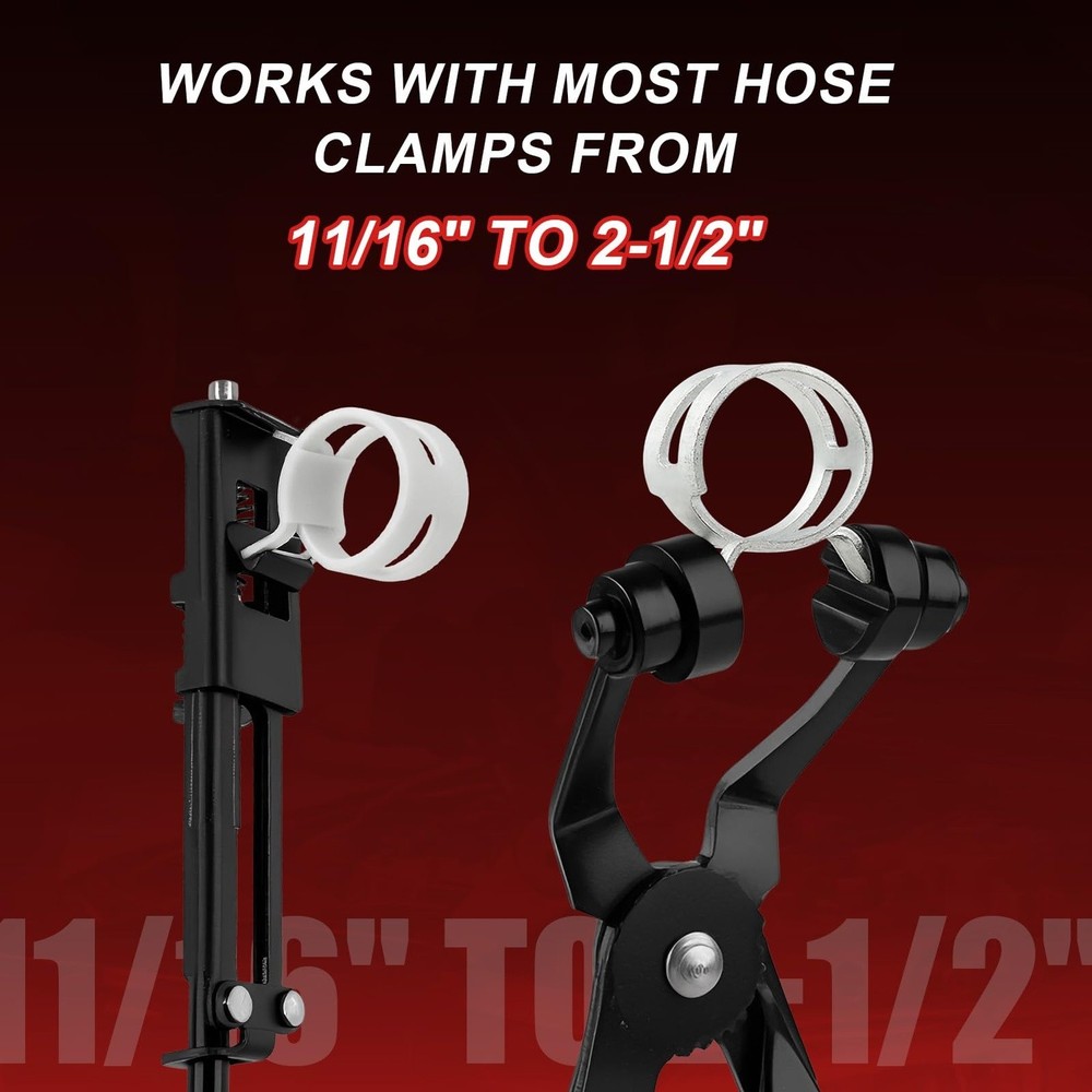 16PCS Hose Clamp Pliers Removal Tool Kit Long Reach Wire Tools New