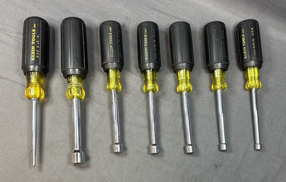 Klein Tools 6pc. Nutdriver Set + Awl 650