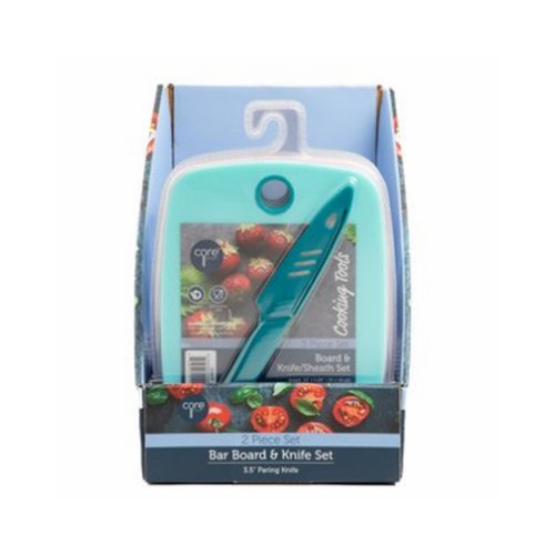 Core DBCCDU30607 Bar Cutting Board & Knife Set - Quantity 1