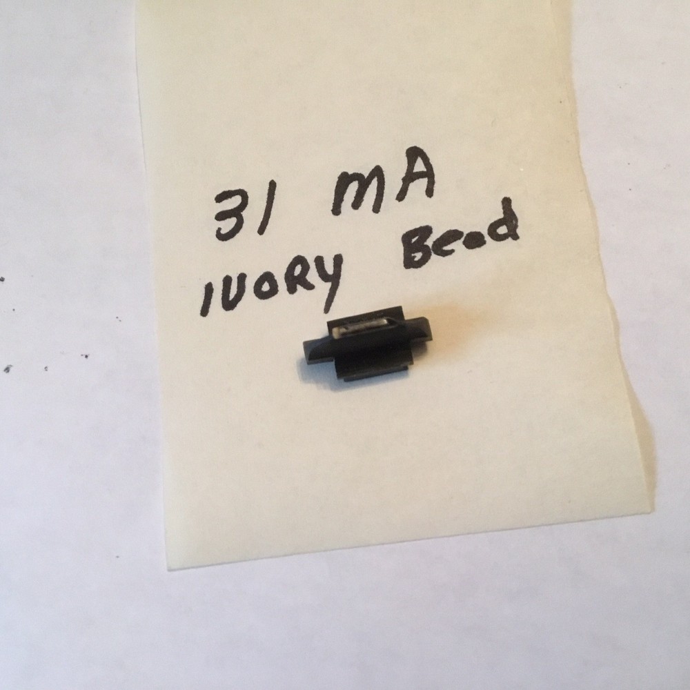 Lyman 31 M A  Front Sight Blade Ivory Bead Not Plastic  NOS