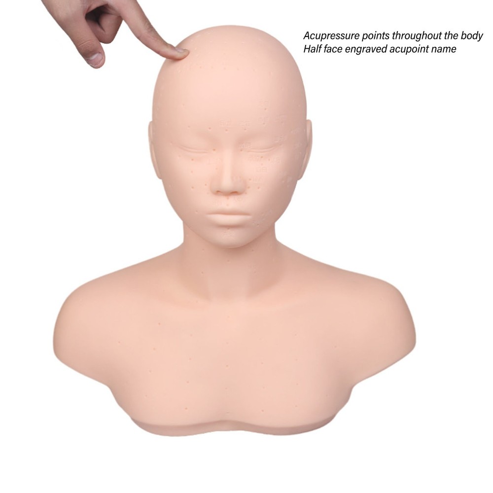 Versatile Soft Comfortable Practice Training Mannequin Head For Beauty Care