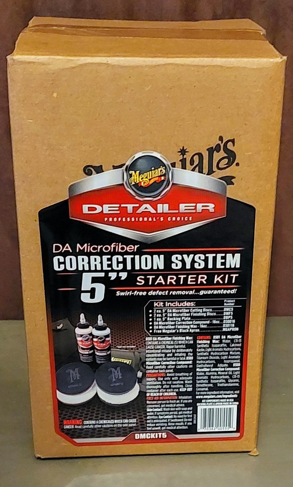 Meguiar's DMCKIT5 DA Microfiber Correction System 5 Inch