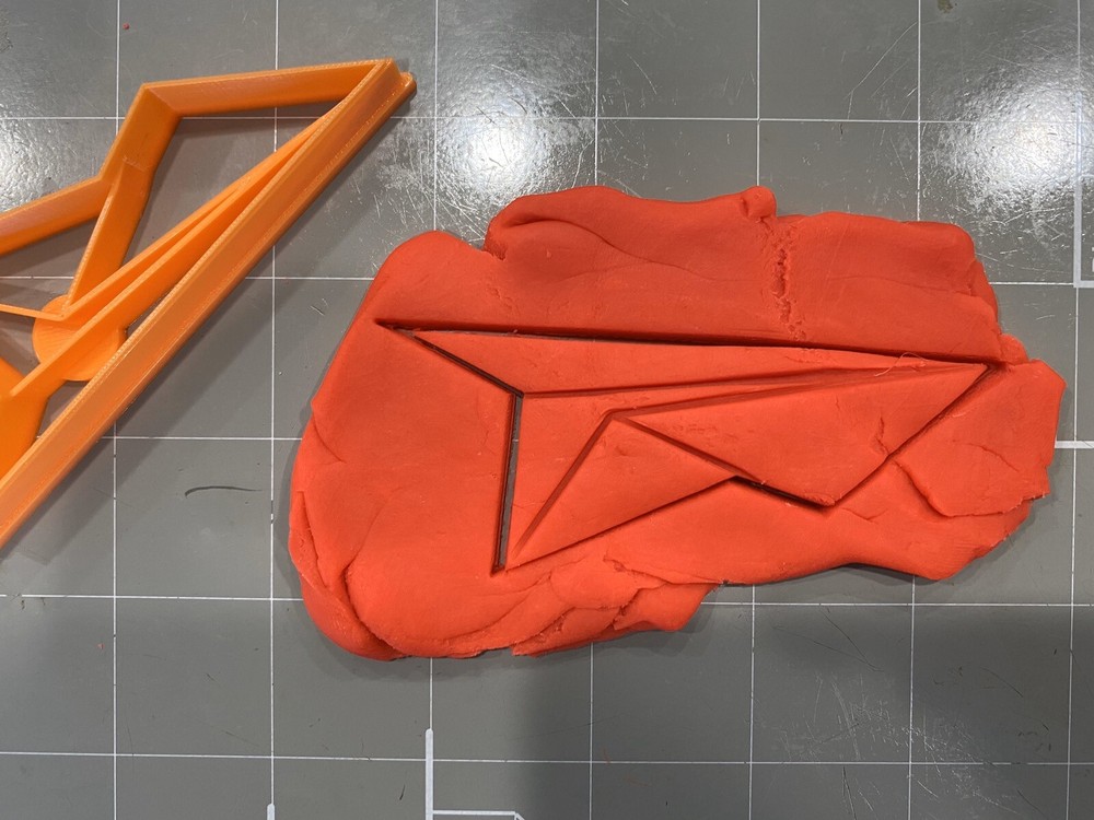 Paper AirPlane Cookie Cutter