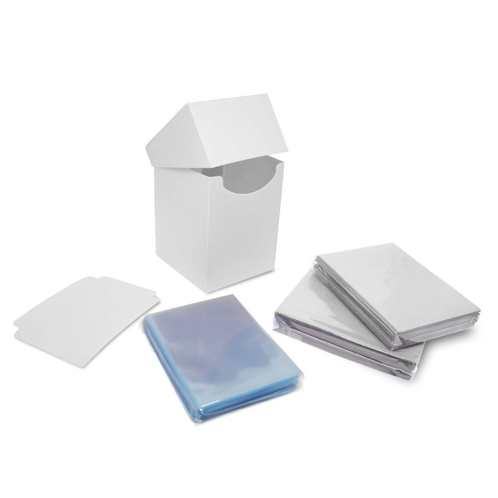 BCW Combo Pack - Inner Sleeves and Elite2 Deck Guards-White (1-PAK-DGEG2-WHI)