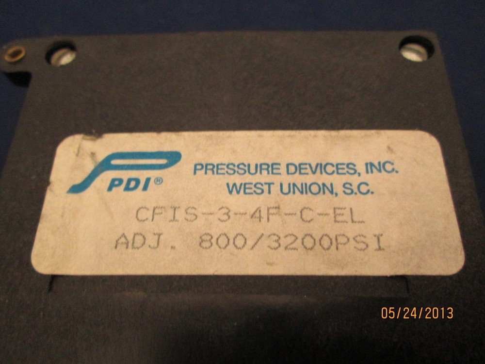 PDI CFIS-3-4F-C-EL Pressure Switch