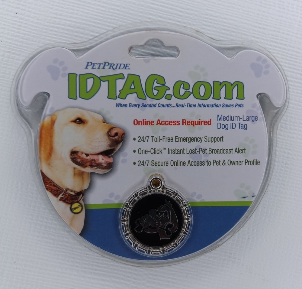 Pet Pride IDTAG COM Pet Dog ID Tag Tags For Medium Large Dog