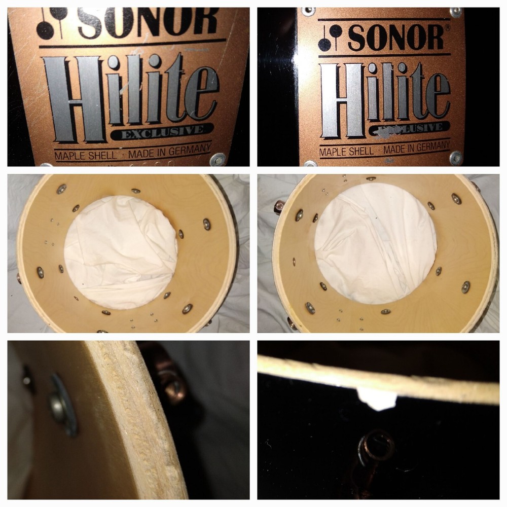 Sonor HiLite Exclusive. 10" & 12 "...special order