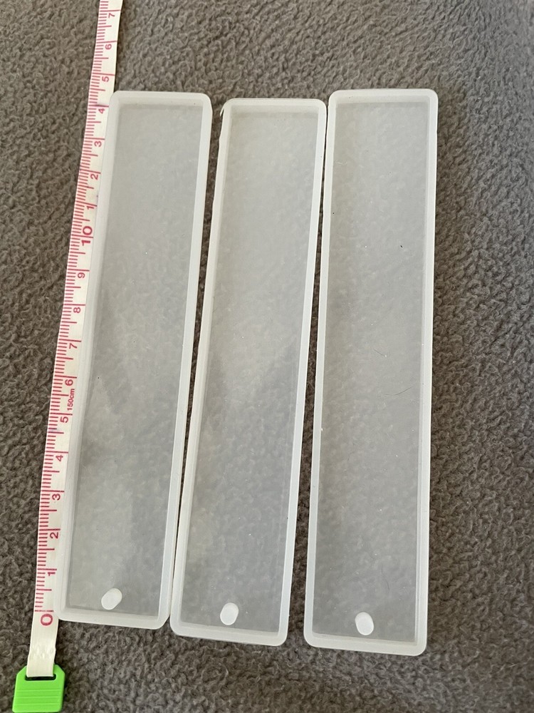 Molds 3 Piece Bookmark Resin Etsy opaque silicon