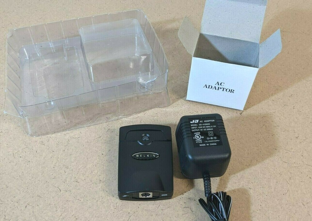 BELKIN COMPONENTS F1D087 PS/2 Keyboard/Mouse Extender + Power Supply *OPEN BOX*