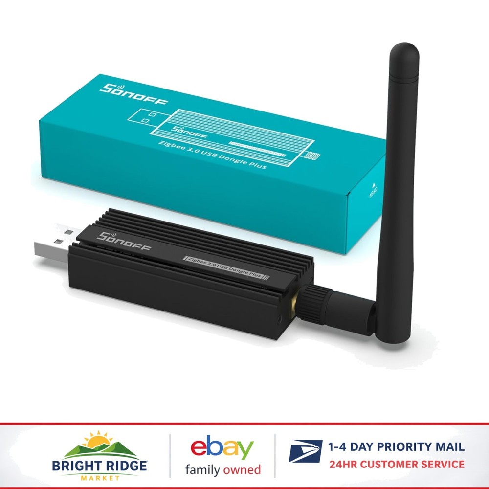Compact Zigbee USB Dongle Plus with External Antenna for Seamless Connectivity