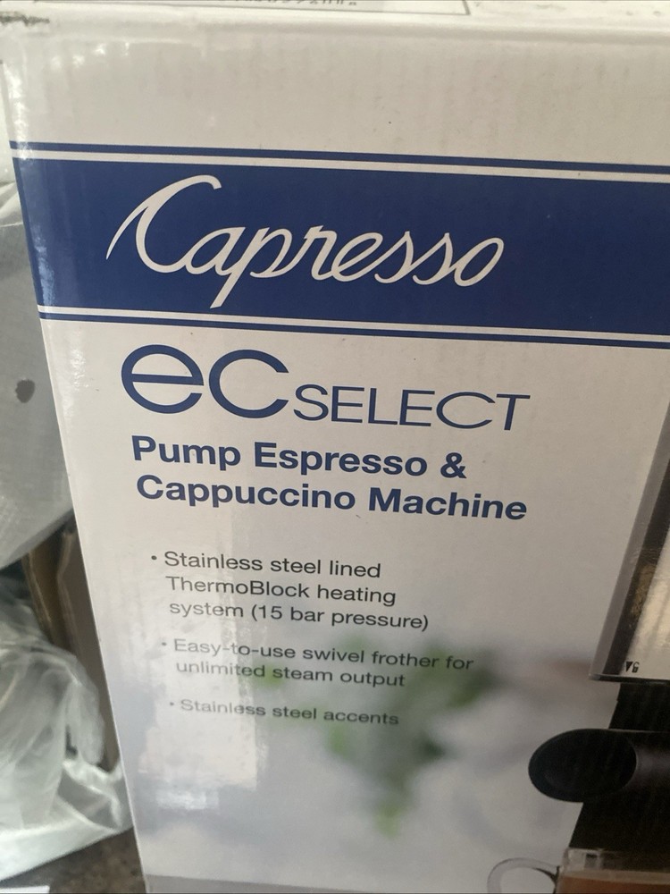NEW Capresso EC Select Espresso & Cappuccino Machine – Never Used!