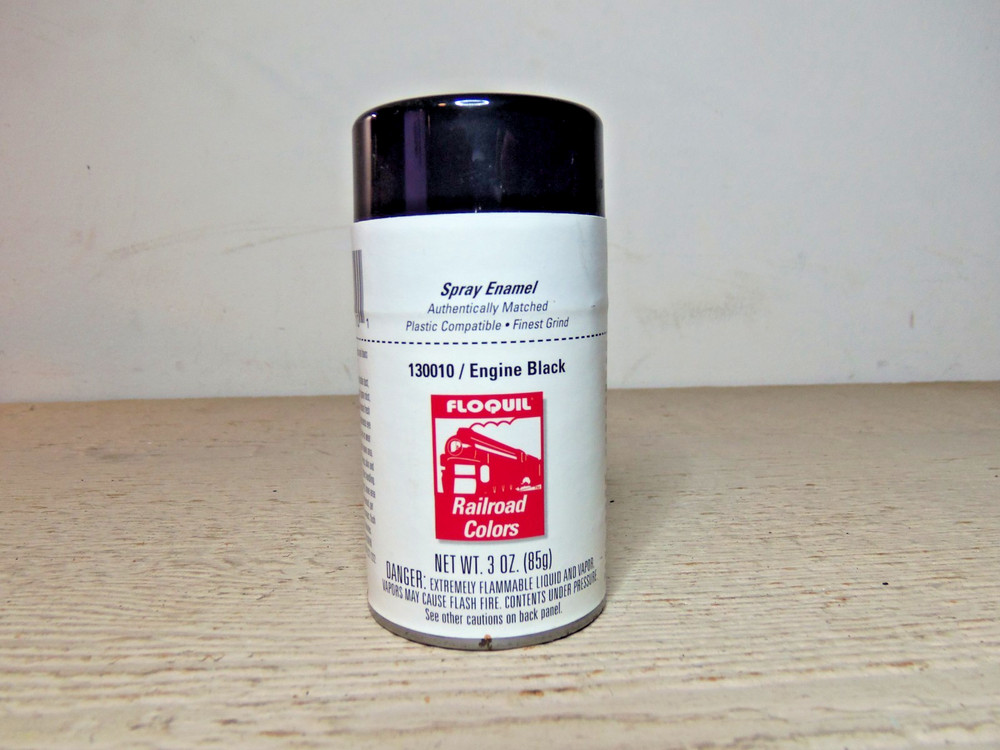 Floquil Spray Enamel 130010 Engine Black