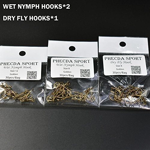 Fly Tying Starter Kit - Feathers, Fur, Thread, Crystal Flash, Hooks & Materials