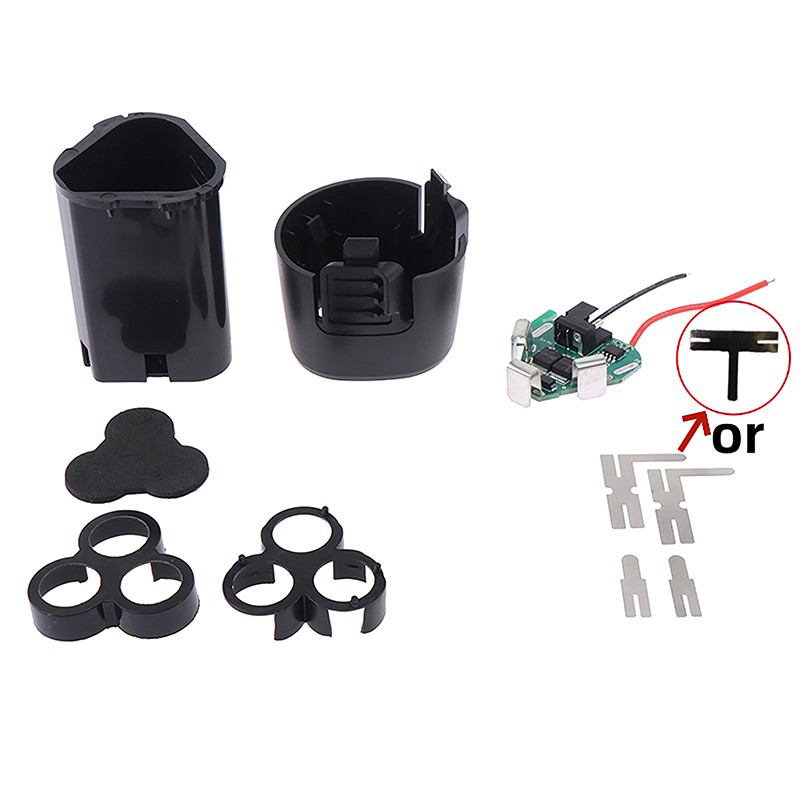 3S 12V Hand Drill Power Li-ion Battery Protection Board Shell Case Bracket
