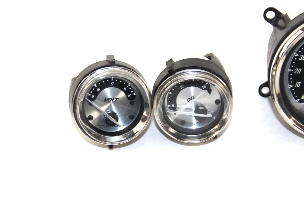 2007 07 Harley FLHTCUSE CVO Electra Glide Silver Face Full Gauge Set