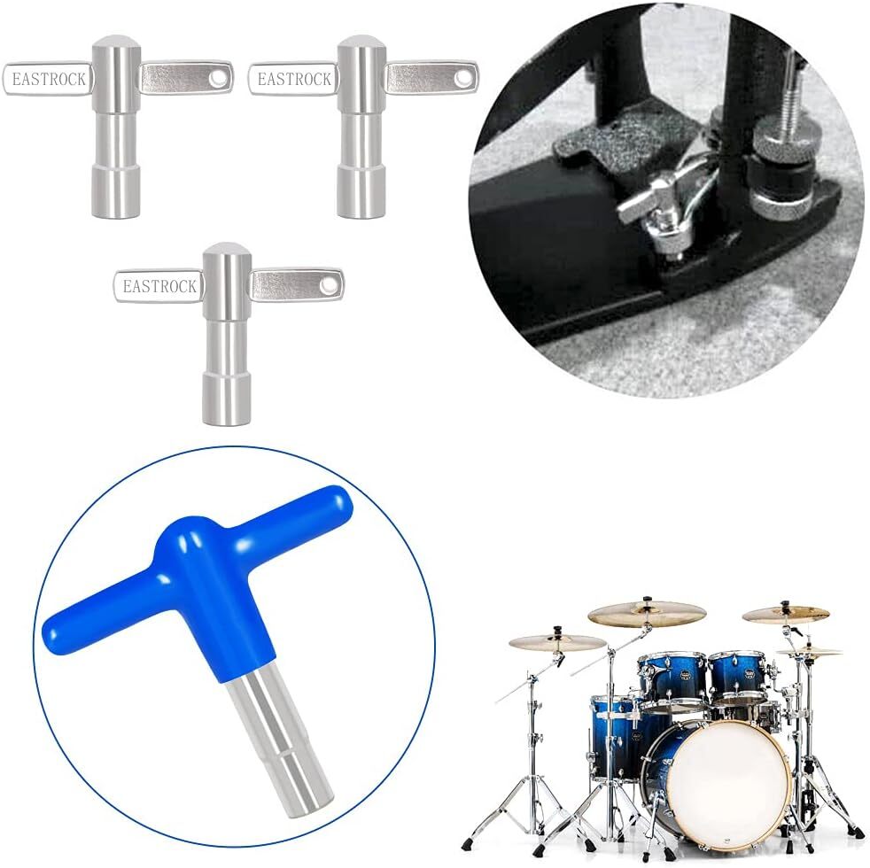High Torque Drum Keys with Advanced Material, Rubber Plastic Handles Universal