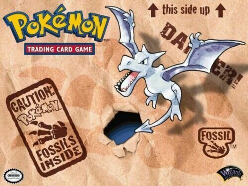 Fossil 1999 English Pokemon Edition cards