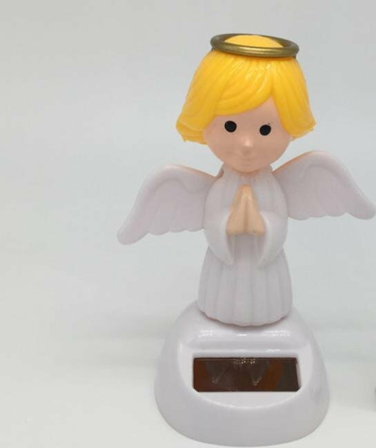 Solar automobile decoration automatic Angel decoration