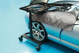 LASER 6043 Under Bonnet Service Table Adjustable Height Workshop Trolley