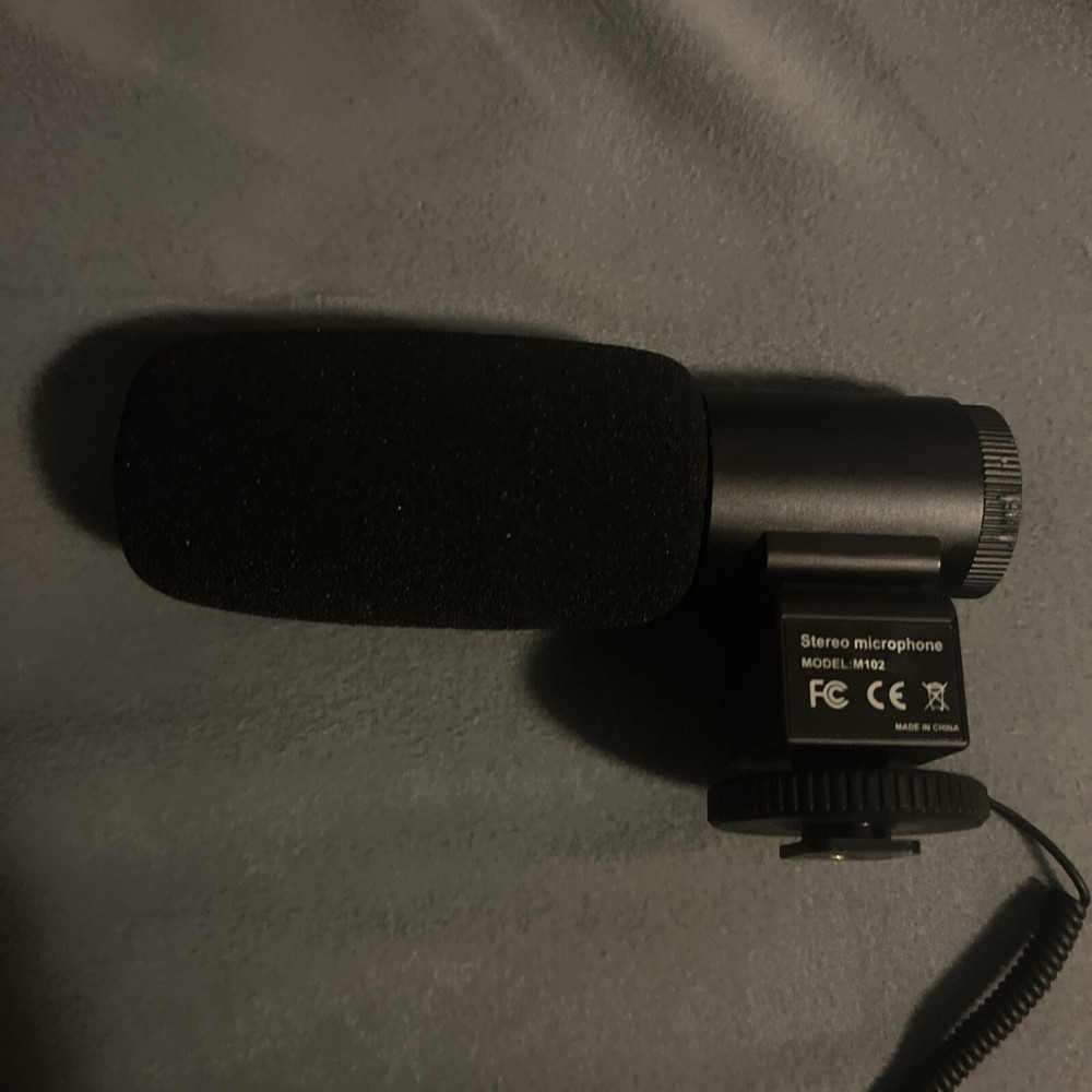 On-Camera Microphone Besteker M102 Recording Interview Super-Cardioid