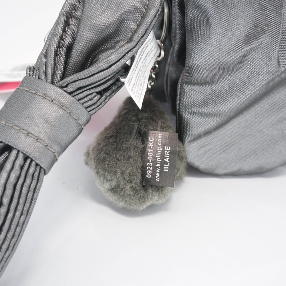 Kipling Creativity XL Pleat Extra LargePouch Polyamide KIB5P4 Moon Grey Metallic