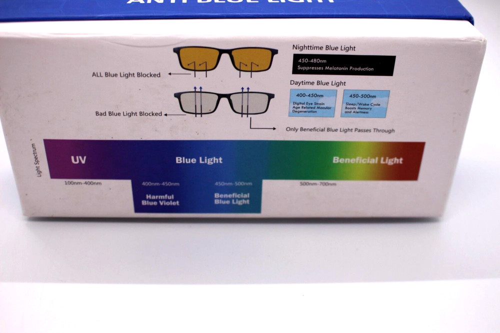 2-PACK EPHIU BLUE LIGHT BLOCKING GLASSES BLACK+TRANSPARENT