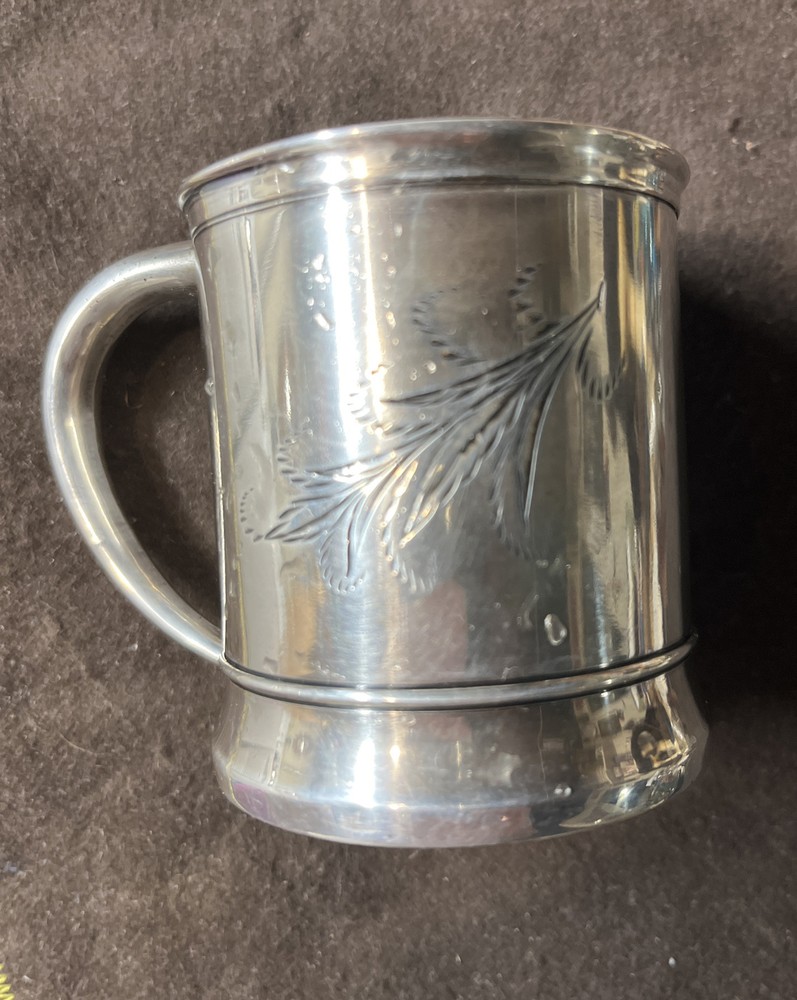 Frank M. Whiting Sterling Silver Baby Christening Mug