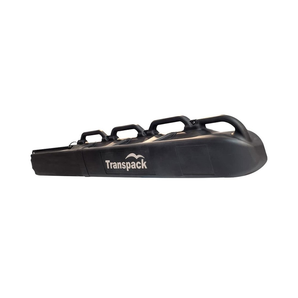 TRANSPACK Hard High Density Polyethylene Ski Case Shuttle| Molded Handles & R...