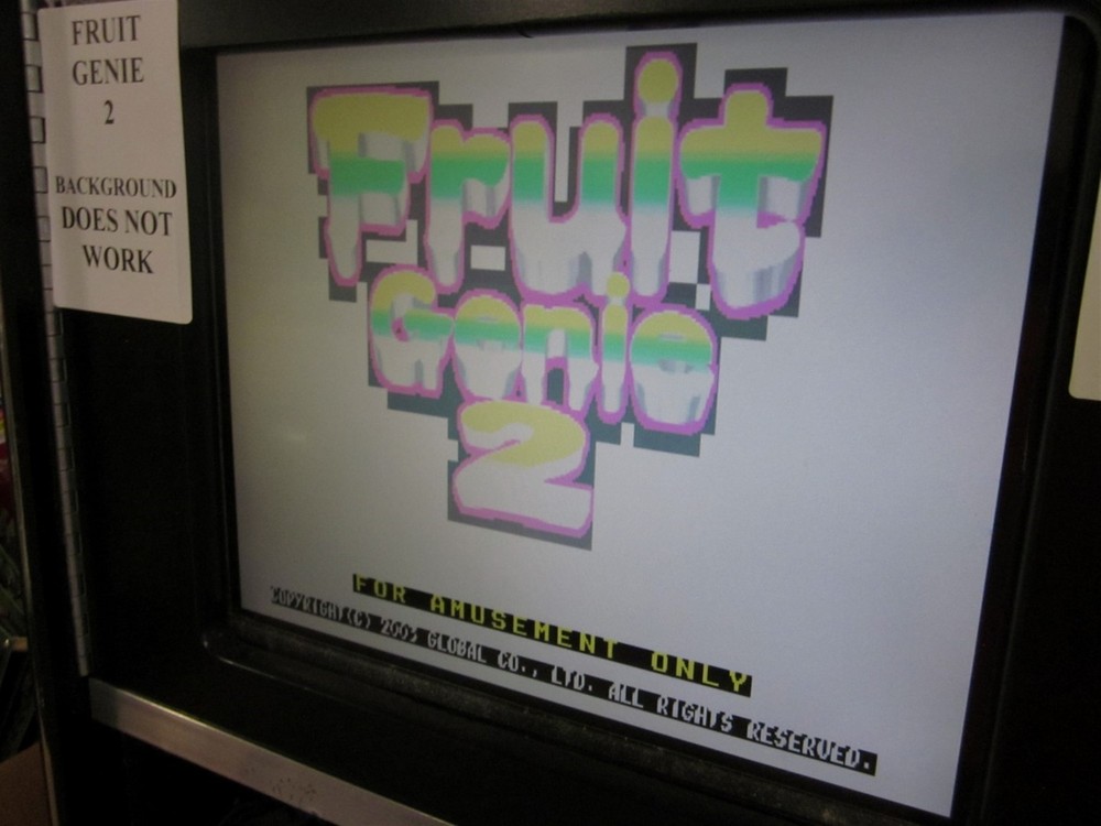 Global Fruit Genie 2 PCB N0-006E Arcade Game Board Defective AS-IS