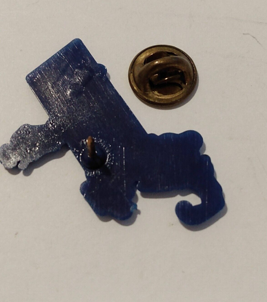 Massachusetts Where It All Began Plastic Blue Lapel Pin