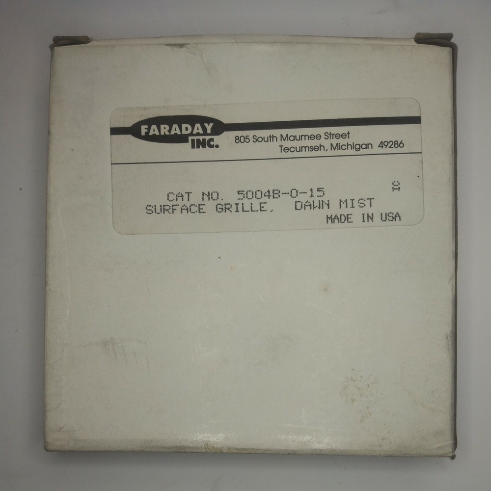 Faraday Inc. Surface Grille, Dawn Mist 5004B-0-15