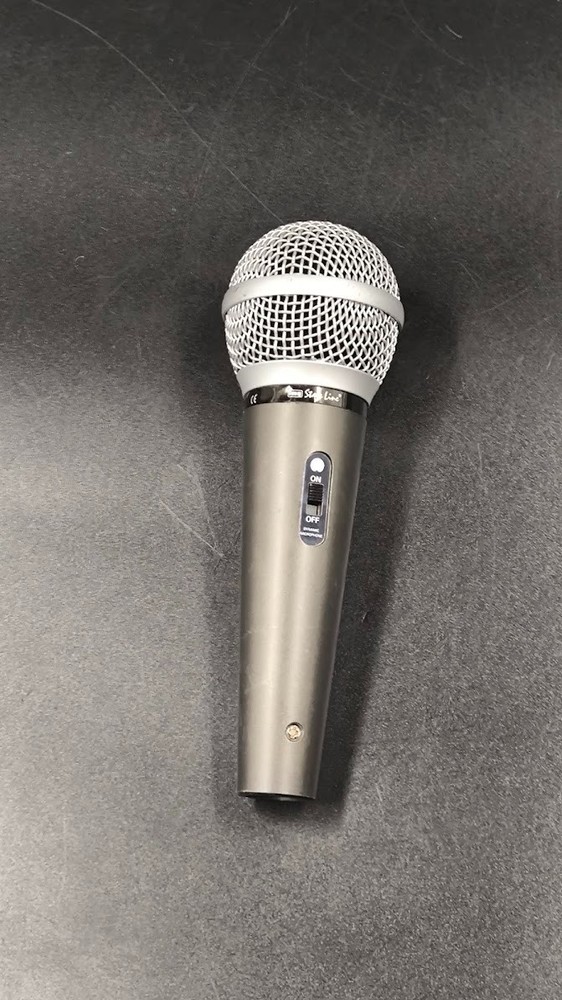 Stage Line DM-2500 Dynamic Microphone Used Working Grey