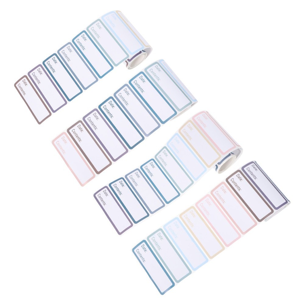 500 Pcs Water Resistant Decals Freezer Labels Condiment Bottle Tags