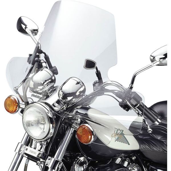 National Cycle - N8332-01 - Plexistar 2 Windshield, Clear